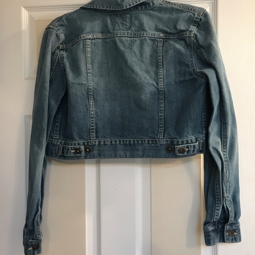 Old Navy crop Jean jacket size medium - Picture 6 of 6